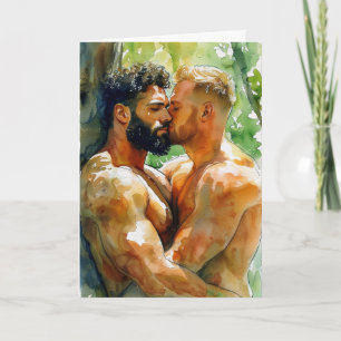 Watercolor Forest Embrace Card