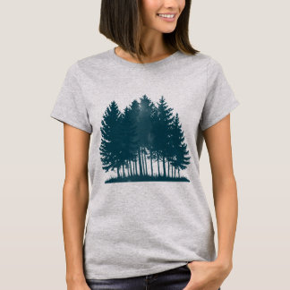Watercolor Forest Nature Design | Peaceful T-Shirt