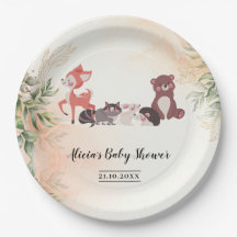 Watercolor Forest/Woodland Baby Shower