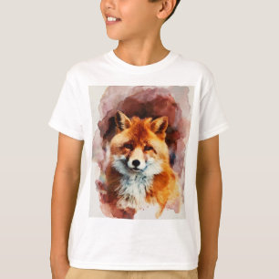 watercolor fox T-Shirt