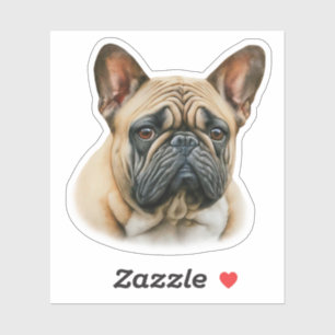 Watercolor French Bulldog
