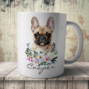 Watercolor French Bulldog Coffee Mug