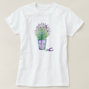Watercolor French Lavender T Shirt