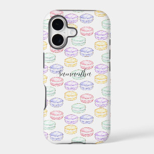 Watercolor French Macarons