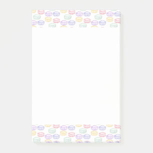 Watercolor French Macarons Post-it Notes