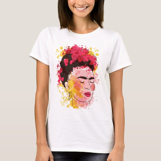 Watercolor Frida T-Shirt (Front)