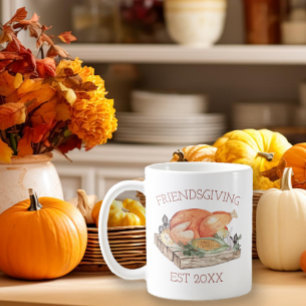 Watercolor Friendsgiving Mug