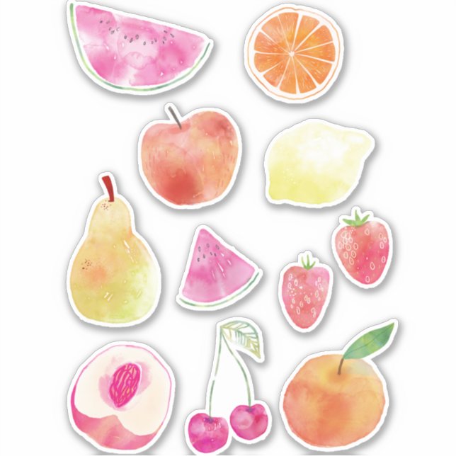 Watercolor Fruit Delicious (Front)