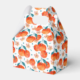 Watercolor Fruit Floral Favour Box