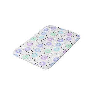 Watercolor Funfetti Bath Mat