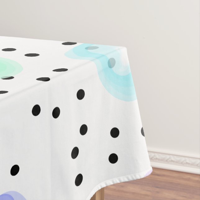 Watercolor Funfetti Tablecloth (In Situ)