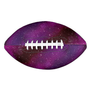 Watercolor Galaxies purple pink  American Football