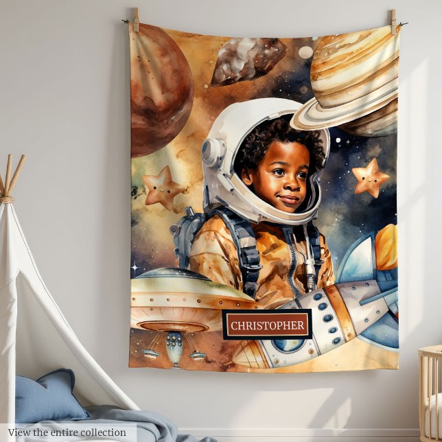 Watercolor Galaxy Blanket Space Lover Gift (Watercolor Galaxy Blanket Space Lover Gift)
