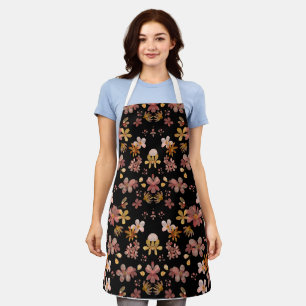 Watercolor Garden Apron