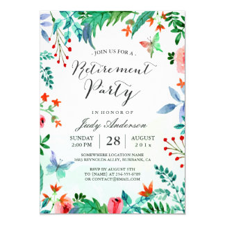 retirement party announcements
