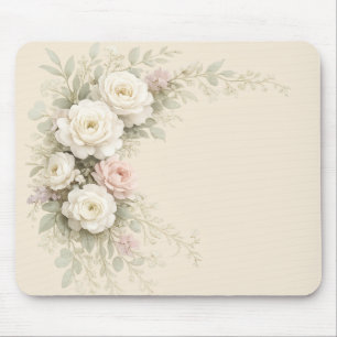Watercolor Garden Roses for Timeless Mouse Mat