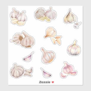 Watercolor Garlic