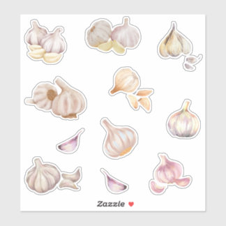 Watercolor Garlic