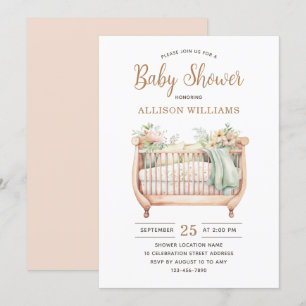 Watercolor Gender Neutral Couples Baby Shower   Invitation