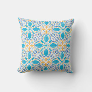 Watercolor Geo _ Summer Cushion