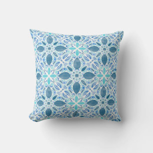 Watercolor Geo _ Winter Cushion