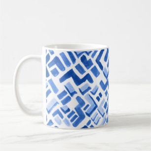 Watercolor Geometric Abstract Seamless Pattern Coffee Mug