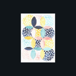 Watercolor Geometric Circles Canvas Print<br><div class="desc">Watercolor Geometric Circles  Artist: Grace Popp</div>