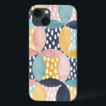 Watercolor Geometric Circles iPhone 13 Case<br><div class="desc">Watercolor Geometric Circles  Artist: Grace Popp</div>