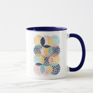 Watercolor Geometric Circles Mug