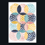 Watercolor Geometric Circles Poster<br><div class="desc">Watercolor Geometric Circles  Artist: Grace Popp</div>
