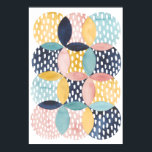 Watercolor Geometric Circles Poster<br><div class="desc">Watercolor Geometric Circles  Artist: Grace Popp</div>