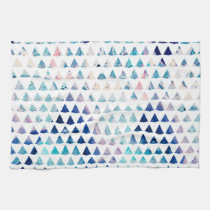 Watercolor Geometry Tea Towel