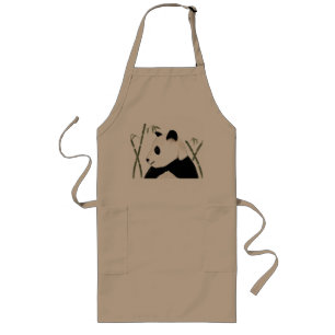 Watercolor Giant Panda Apron