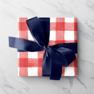 Watercolor Gingham Wrapping Paper