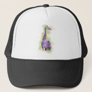 Watercolor Giraffe 1 Trucker Hat
