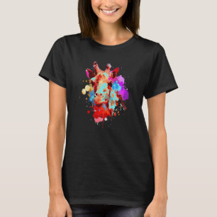 Watercolor Giraffe For Men Women Giraffe 2 T-Shirt