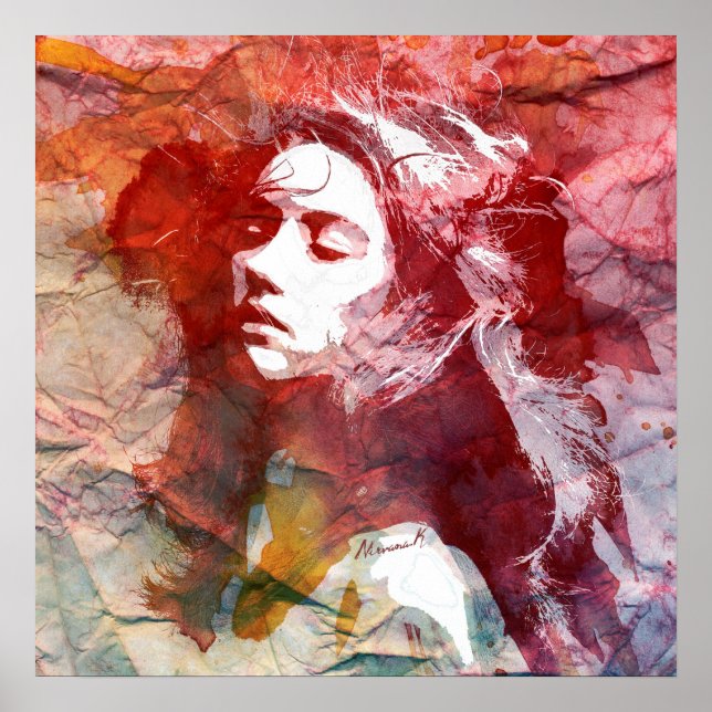 Watercolor Girl - Dare To Love Poster (Front)