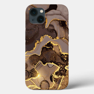 Watercolor Glitter Gold iPhone / iPad case