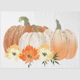 Watercolor Glitter Pumpkins Series Design 27 Tissue Paper