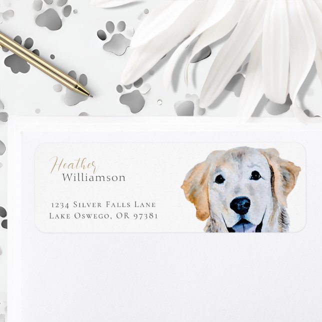 Watercolor Golden Retriever Dog (Creator Uploaded)