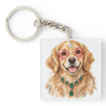 Watercolor Golden Retriever Dog | Pet Lover Art