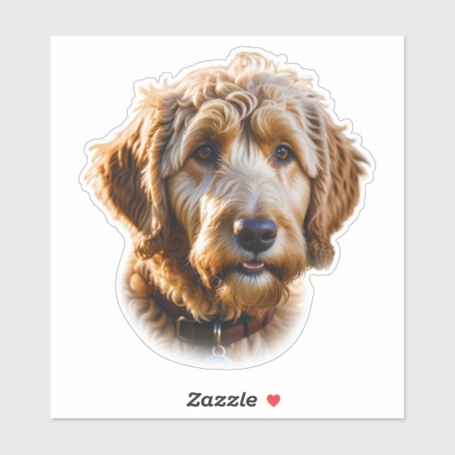 Watercolor Goldendoodle  (Sheet)