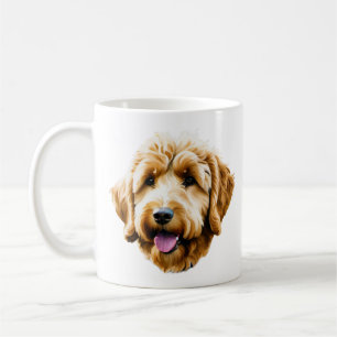 Watercolor Goldendoodle  Coffee Mug