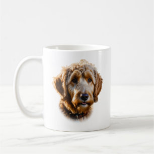Watercolor Goldendoodle Coffee Mug