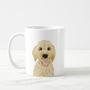 Watercolor Goldendoodle Mug
