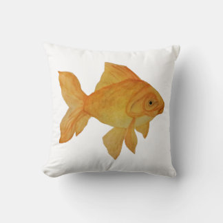 Watercolor Goldfish Cushion