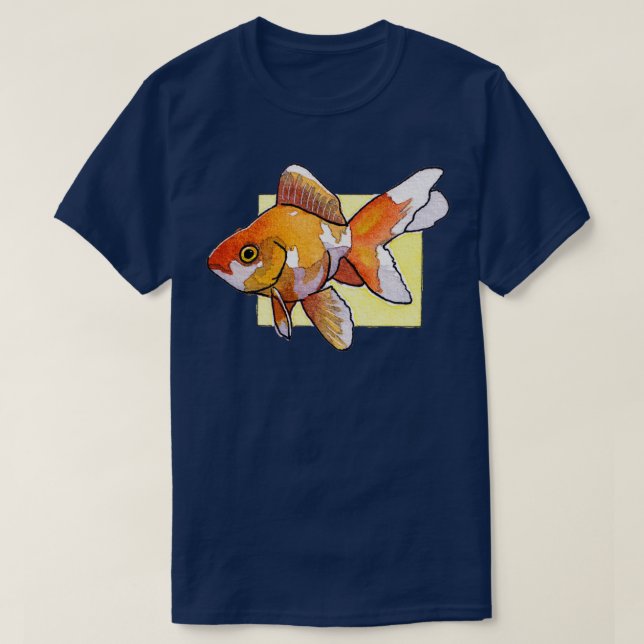 watercolor goldfish T-Shirt (Design Front)