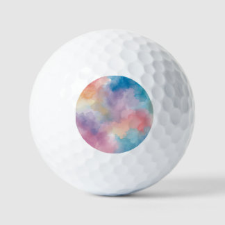 Watercolor  golf balls