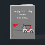 Watercolor Golf Fun Golf Brother Son-in-law Card<br><div class="desc">Cute Watercolor Golf Golfer Fun Art for your Son-in-law birthday  Perfect for the one who loves golfing</div>