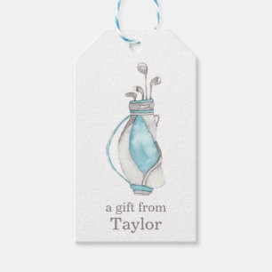 Watercolor Golf Gift Tags